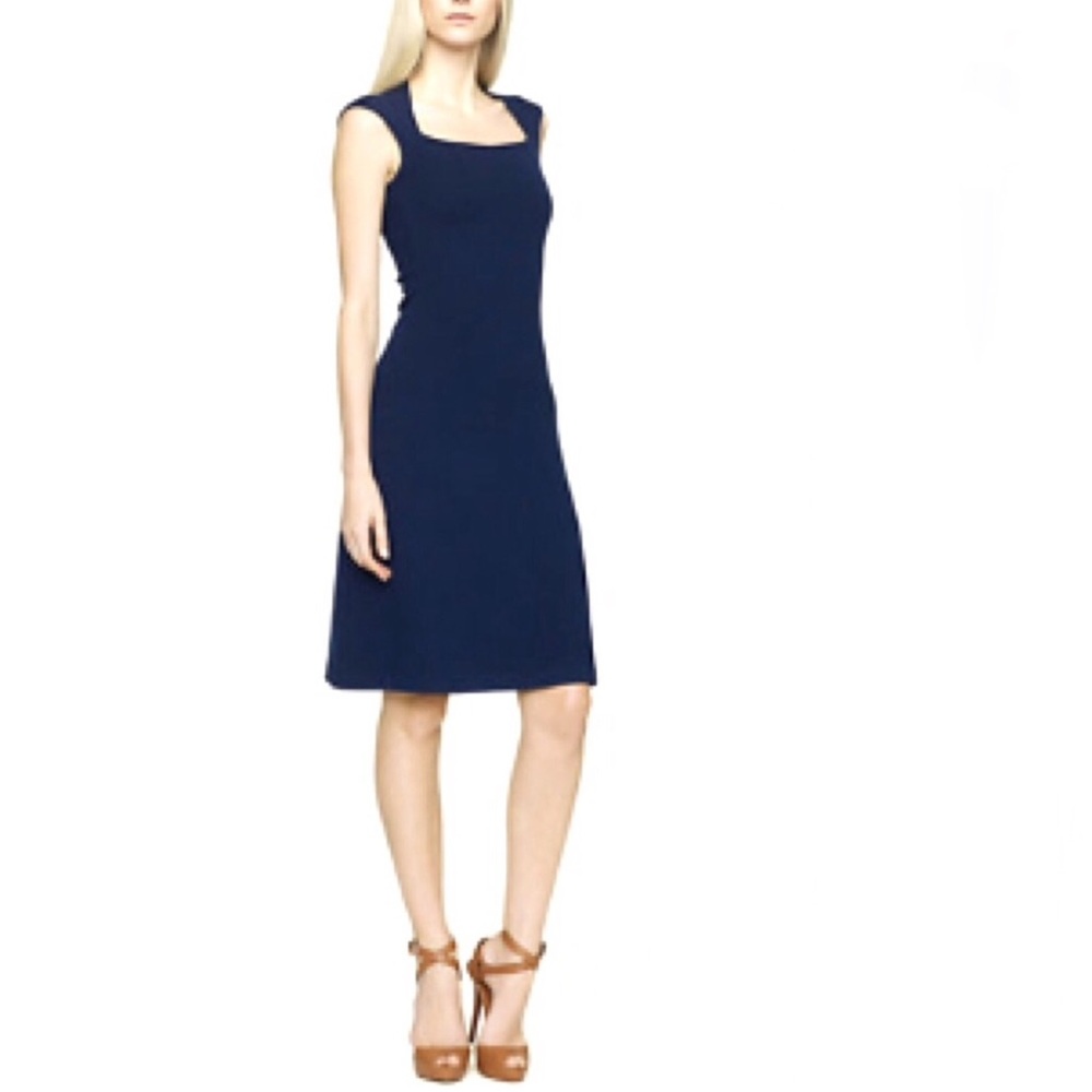 Ralph Lauren BL Navy Cutout Dress
